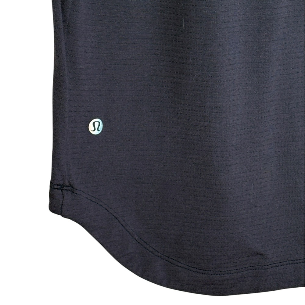 Lululemon Drysense Mesh Crewneck T Shirt M Training Workout Short Sl Stretchy - Picture 7 of 7